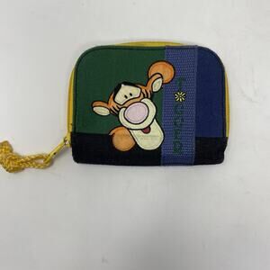 Vintage Winnie The Pooh Tigger Wallet Disney Store Pockets Snap Change Purse ID